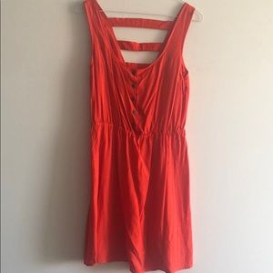 Forever 21 Orange dress with buttons